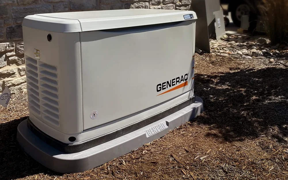 Generac Generator Outside a Home